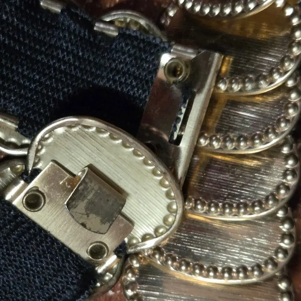 Vintage Gold Tone Coin Belt